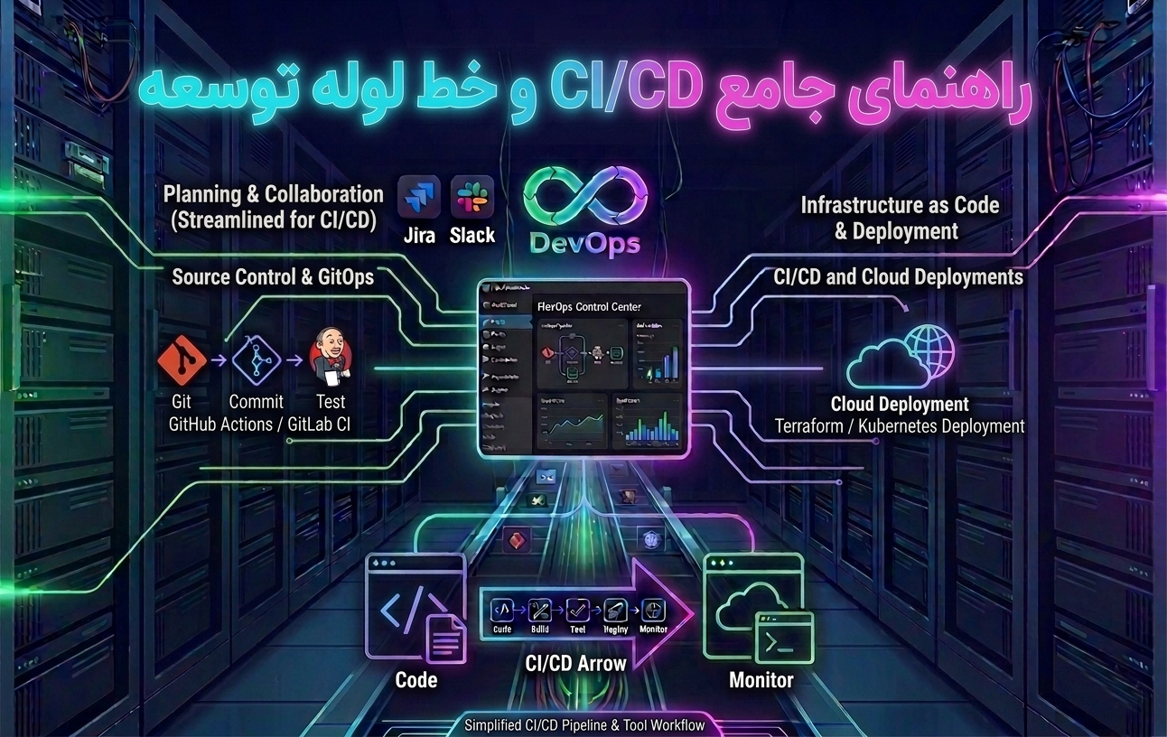 CI/CD در ۲۰۲۶؛ از صفر تا دیپلوی بدون قطعی