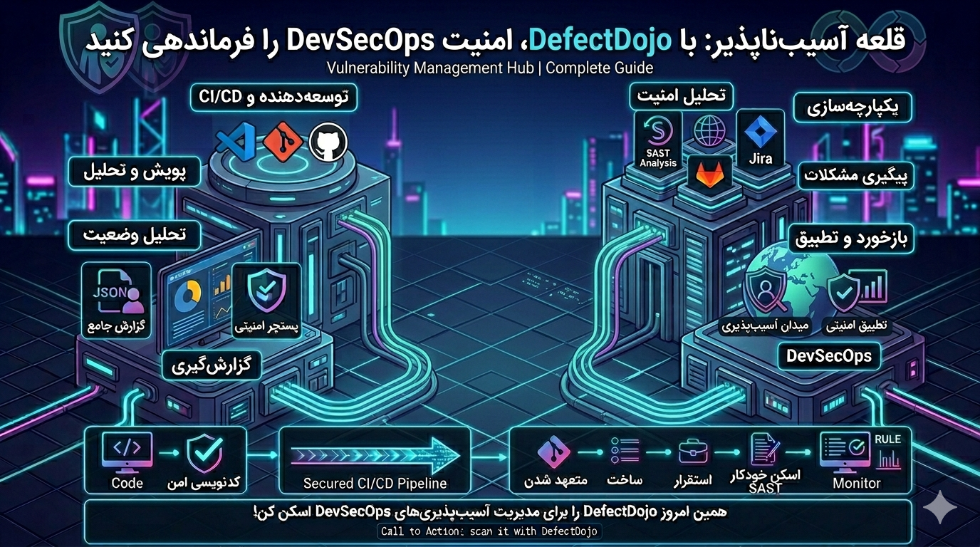 DefectDojo چیست؟ راهنمای کامل مدیریت آسیب‌پذیری در DevSecOps