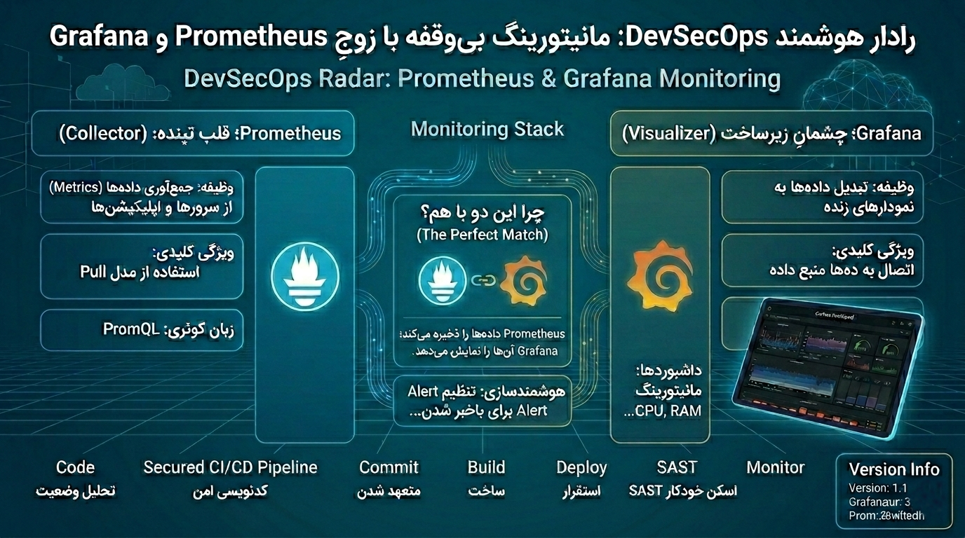 Prometheus و Grafana چیست؟ راهنمای کامل Observability در Cloud-Native